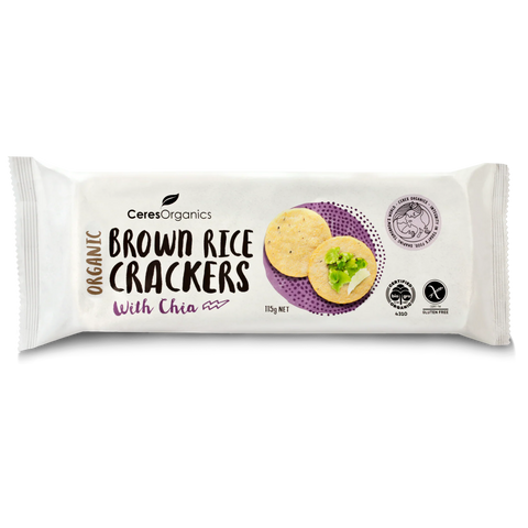 Brown Rice Crackers | Chia