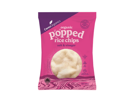 Popped Rice Chips | Salt & Vinegar