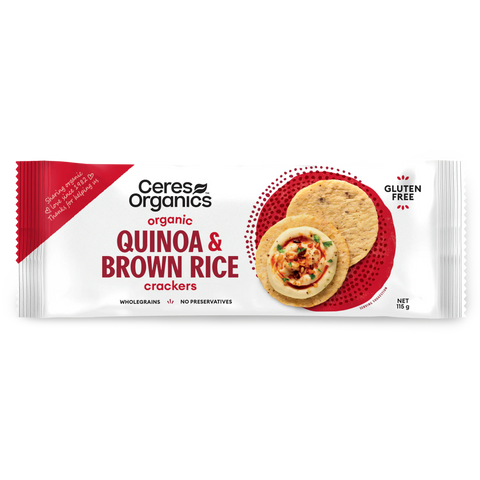 Brown Rice Crackers | Quinoa