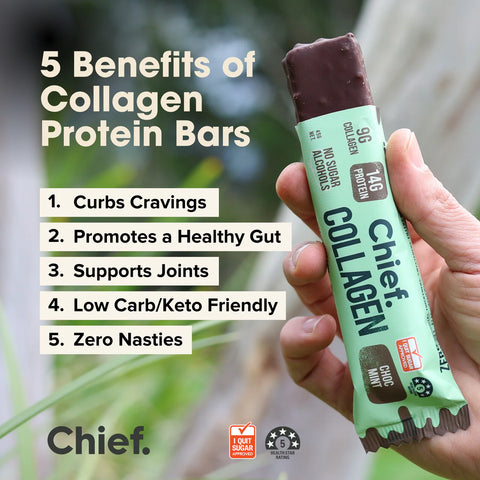 Collagen Protein Bar | Choc Mint