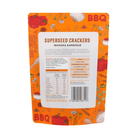 Superseed Crackers | Manuka Barbeque