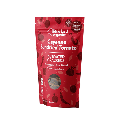 Almond Crackers | Cayenne Sundried Tomato