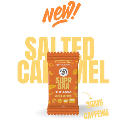 Caffeinated Protein Bar | Salted Caramel