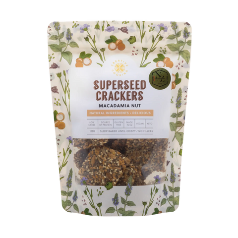 Superseed Crackers | Macadamia Nut