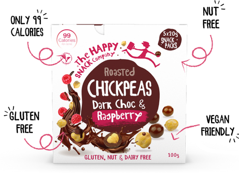 Roasted Chickpeas | Dark Chocolate & Raspberry
