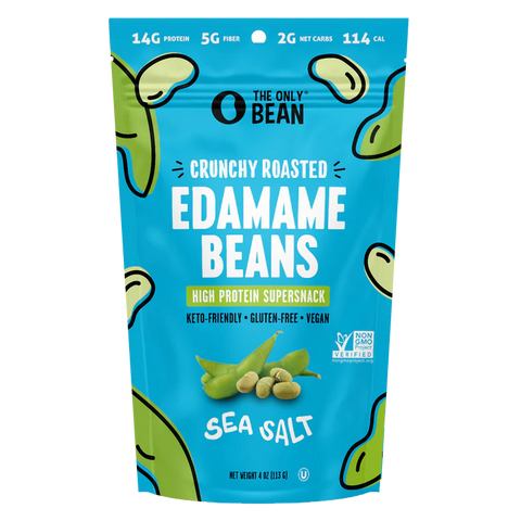 Crunchy Roasted Edamame Beans | Sea Salt