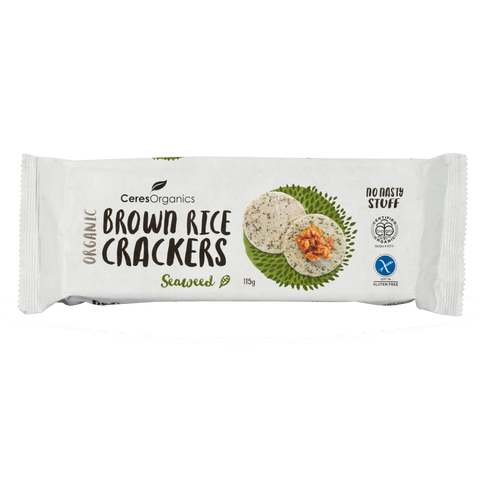 Brown Rice Crackers | Seaweed