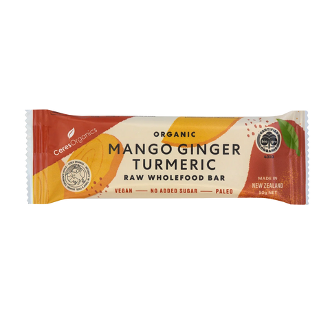 Raw Wholefood Bar | Mango Ginger Turmeric