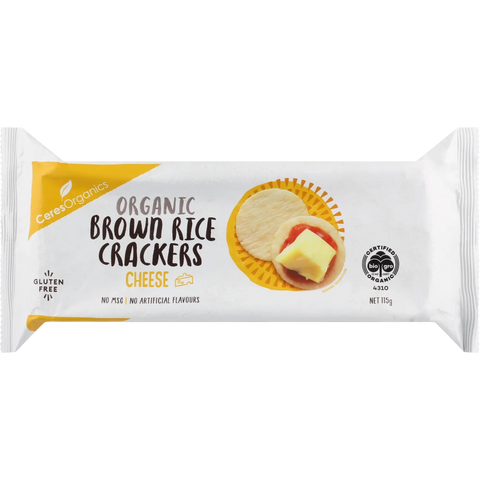Brown Rice Crackers | Cheese