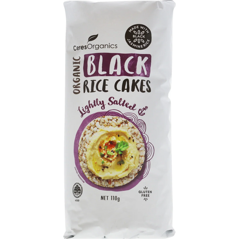 Black Rice Cakes | Lightly Salted