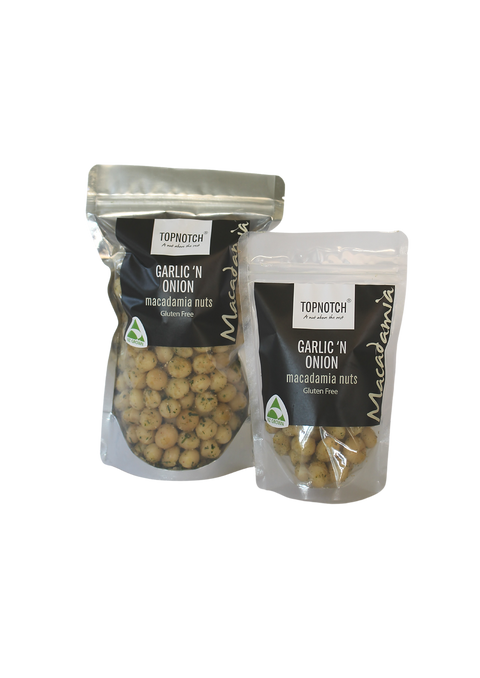 Roasted Macadamias | Garlic & Onion