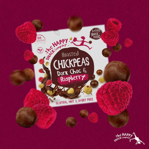 Roasted Chickpeas | Dark Chocolate & Raspberry