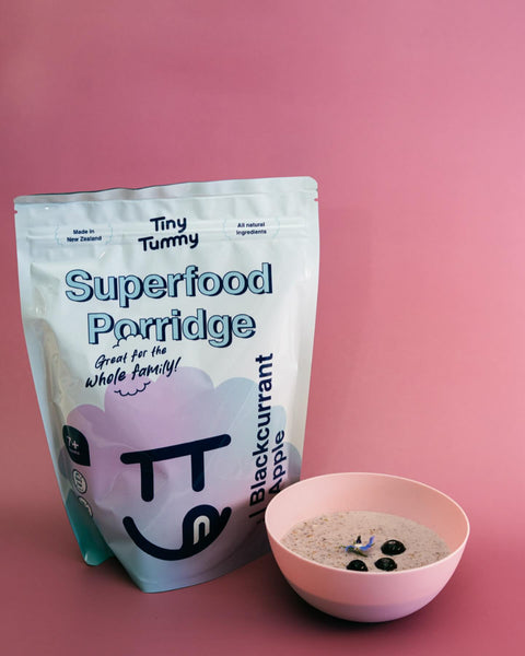 DIY Superfood Porridge Mix | Blackcurrant Apple