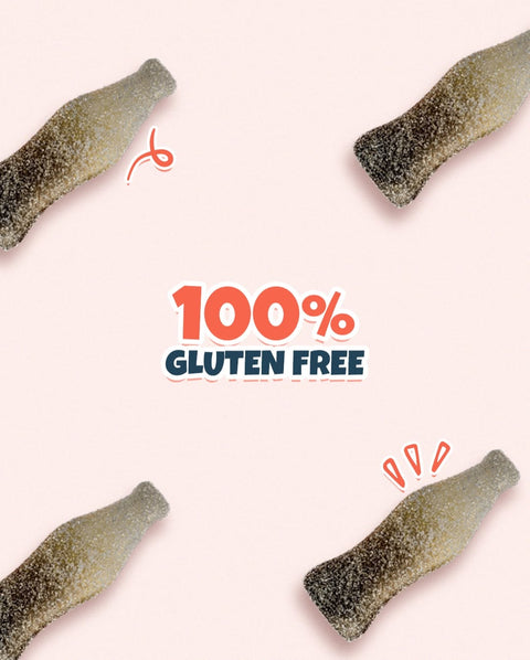 Gummies | Sour Cola Bottles with Coconut Water