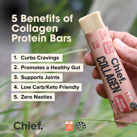 Collagen Protein Bar | Cashew Shortbread
