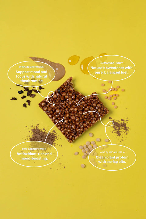 Protein Crisp Nutrition Bar | Cacao Manuka