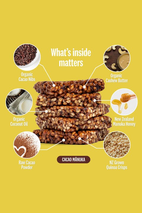 Protein Crisp Nutrition Bar | Cacao Manuka