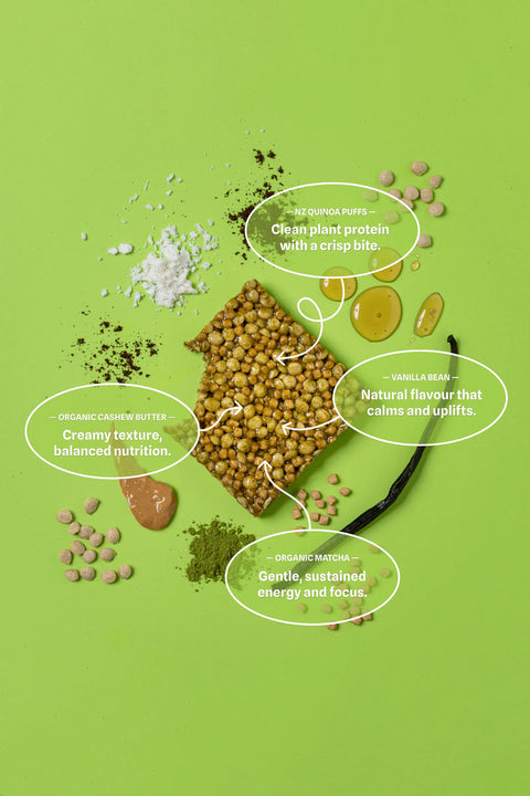 Protein Crisp Nutrition Bar | Matcha Vanilla
