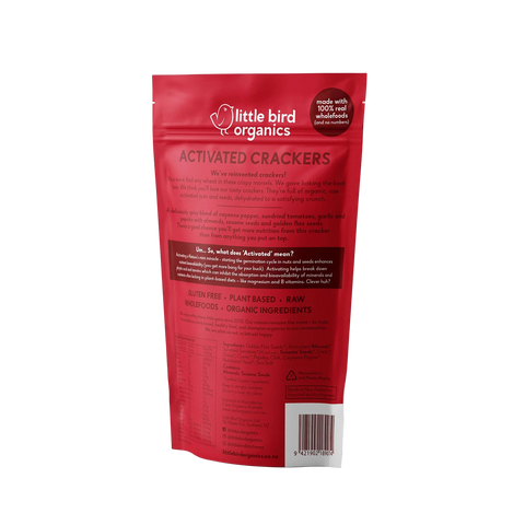 Almond Crackers | Cayenne Sundried Tomato