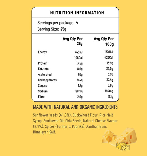 Seed Nibbles | Cheesy Cheese