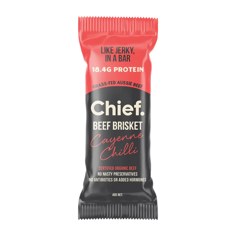 Organic Beef Bars | Cayenne Chilli