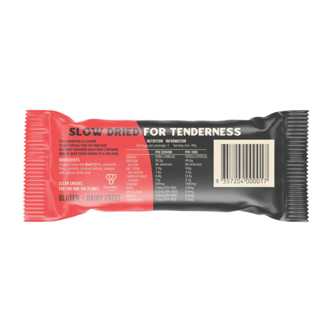 Organic Beef Bars | Cayenne Chilli