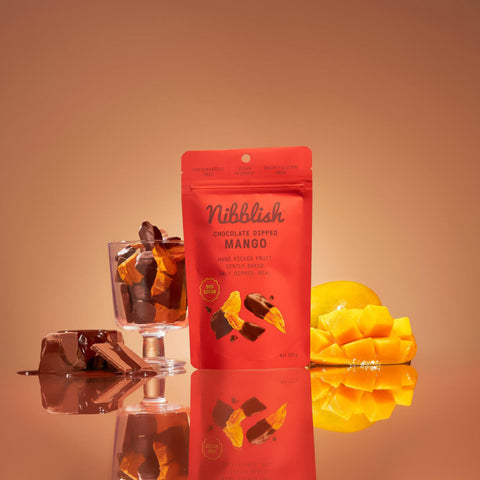 Gently Baked Fruit | Mango - Chocolate Dipped