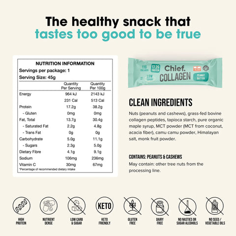 Collagen Protein Bar | Peanut Butter