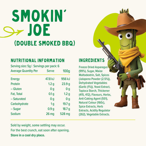 Freeze Dried Asparagus | Double Smoked BBQ