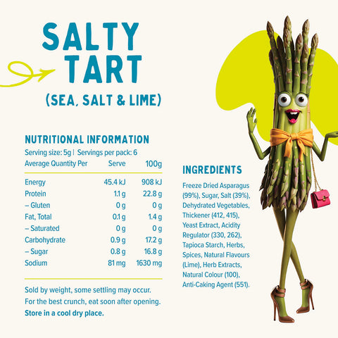 Freeze Dried Asparagus | Sea Salt & Lime