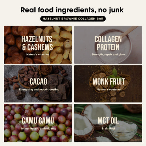 Collagen Protein Bar | Hazelnut Brownie
