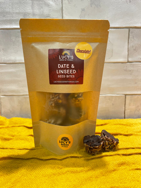Seed Bites | Date & Linseed - Chocolate Coated