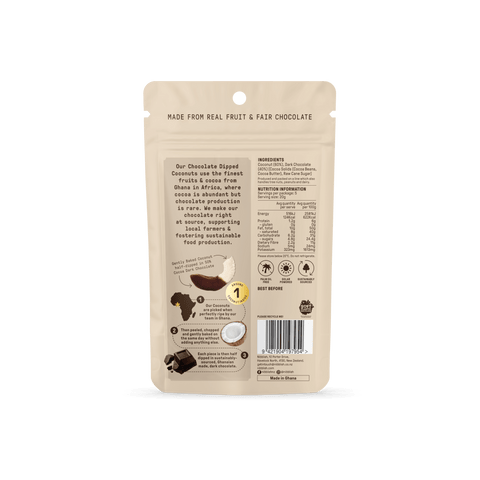 Gently Baked Fruit | Coconut - Chocolate Dipped