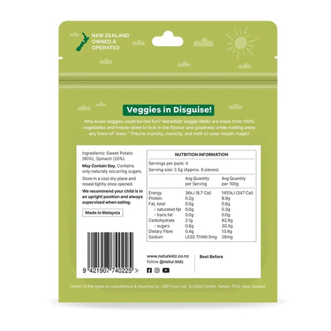 Veggie Meltz | Spinach & Sweet Potato