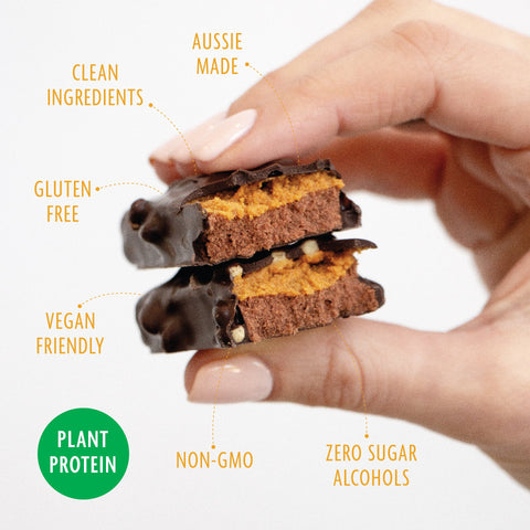 Protein Bar | Choc Caramel Fudge Cake