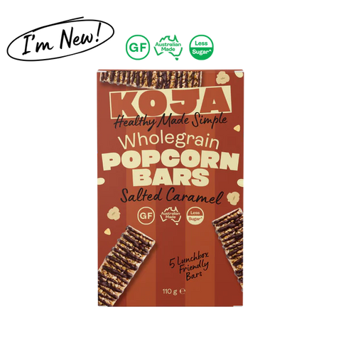 Wholegrain Popcorn Bars | Salted Caramel