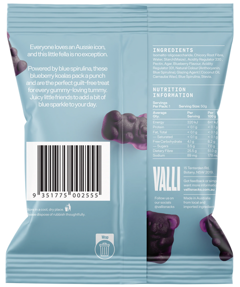 Gummies | Blueberry Spirulina Koala Bears