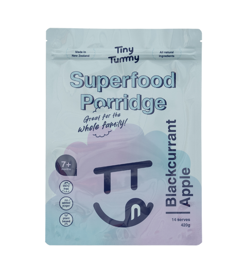 DIY Superfood Porridge Mix | Blackcurrant Apple