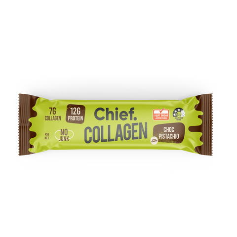 Collagen Protein Bar | Choc Pistachio