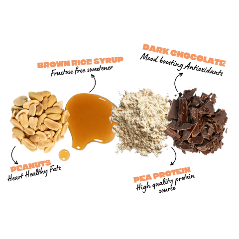 Choc Protein Bar | Peanut Fudge